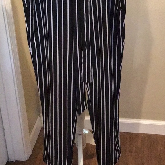 Mosaic & Co Striped Elastic Waist Pants Size Medium - Picture 2 of 6